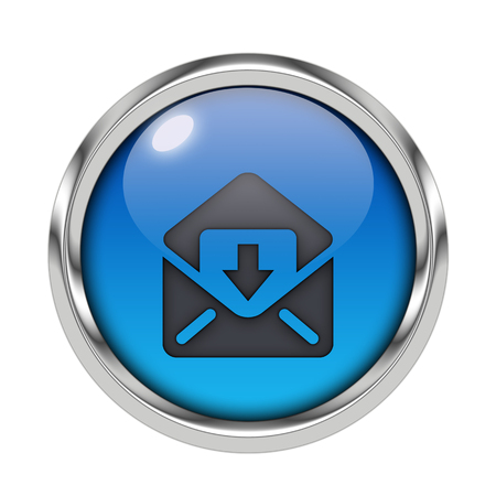 Glossy download iconの写真素材