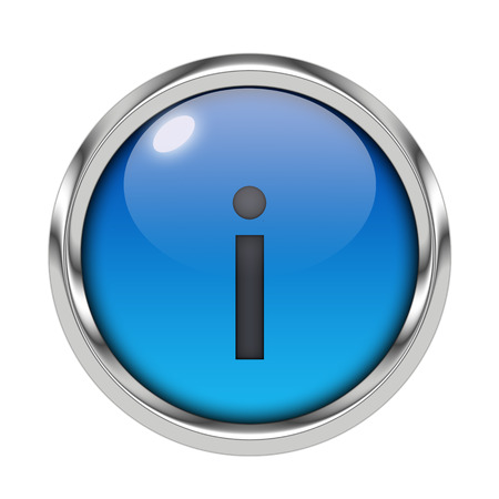 Glossy information iconの写真素材