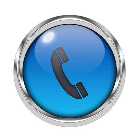 Glossy phone iconの写真素材