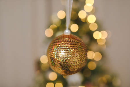 Christmas decorations and New Year holiday background.の写真素材