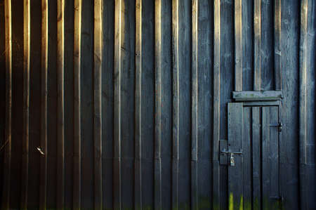 door to Wooden church, Polandの写真素材