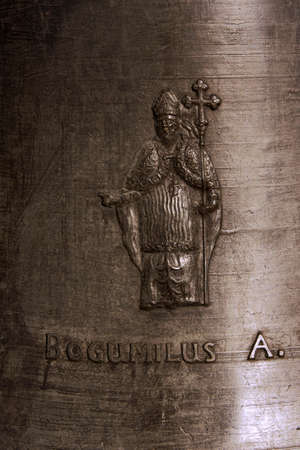 church bell in Gniezno, Polandの写真素材