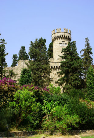 citadel of Rhodes, Greece, City of Rhodesのeditorial素材