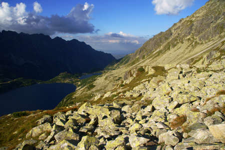 lakes in mountains,Poland,Tatrasの写真素材