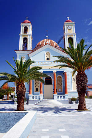 Orthodox church on the island of Creteの写真素材