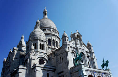 Basilica of the Sacred Heart of Parisの写真素材