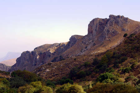 Rocks on the island of Crete, Greece