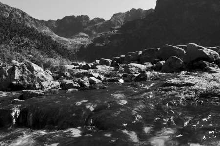 stream in the Tatras mountains in Polandの写真素材