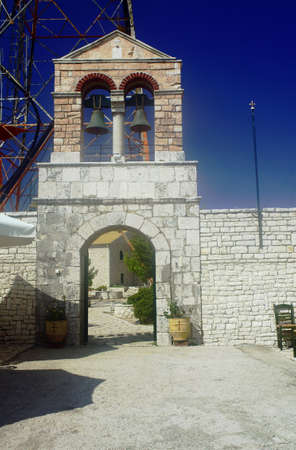 gateway to monastery in Corfu island, Greece