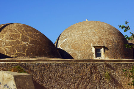 Dome of old Mosque in the Rethymno, Creteの写真素材