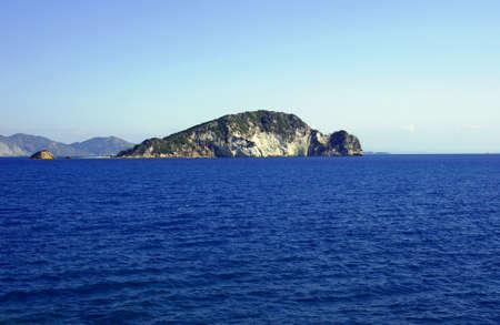 coast on Zakynthos island, Greeceの写真素材