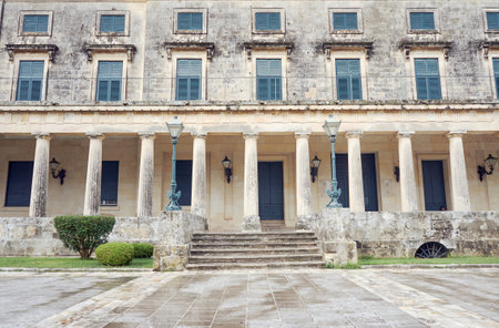 Palace of St. Michael and St. George on the island of Corfu, Greeceのeditorial素材