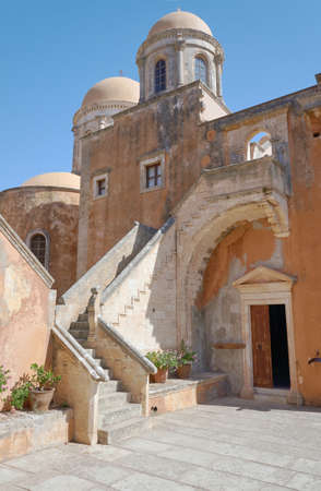 Orthodox monastery on the island of Crete