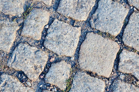 A granite cobbled street in Poznan