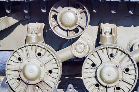 Load wheels caterpillar tank of the Second World War