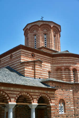 Church in Orthodox Monastery of Saint Dimitrios in Greeceの写真素材