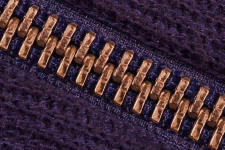 close blue sweater with zipの写真素材