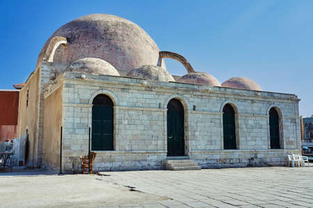 Dome of the mosque on the island of Crete, Greeceの写真素材