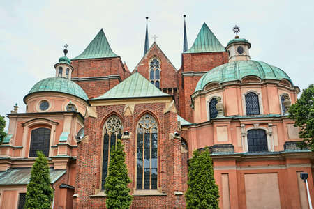 Baroque chapels of a Gothic church in Wroclawの写真素材