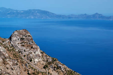 Rocky hillside on the island of Kos in Greeceの写真素材