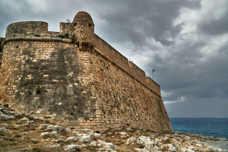 Venetian, medieval fortress in the city of Rethymnon