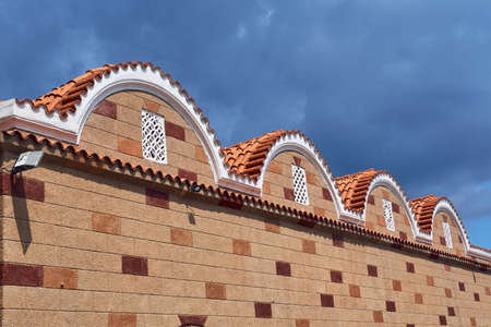 Orthodox church in the Neo-Byzantine style on the island of Rhodes