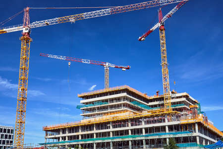Construction of a office building in Poznan