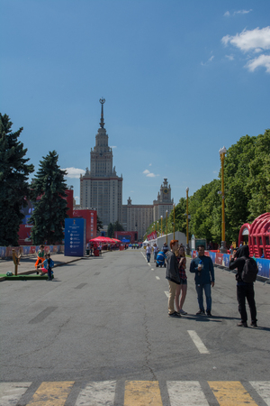 June 16, Moscow, Russia. Moscow FIFA FAN FESTのeditorial素材