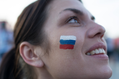 June 16, Moscow, Russia. Moscow FIFA FAN FESTのeditorial素材