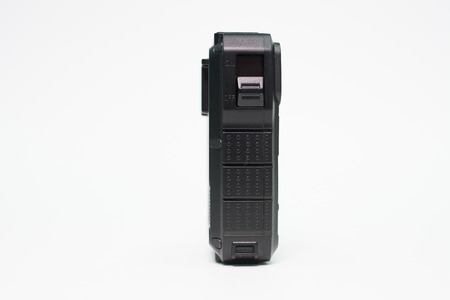 Camera for video surveillance systems on white backgroundの写真素材