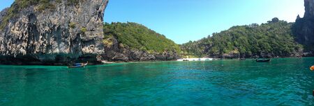 Beautiful bay of Phi Phi islandの写真素材