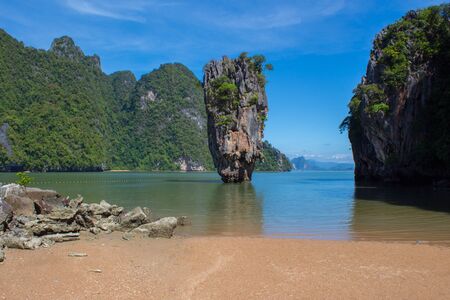 Landscapes of the beautiful Kingdom of Thailand, the purest Adaman Sea and islands.の写真素材