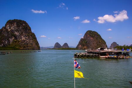 Landscapes of the beautiful Kingdom of Thailand, the purest Adaman Sea and islands.