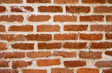 Old brick wall in the street of Madrid