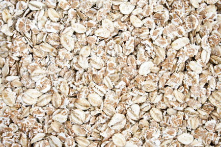 Dry rolled oats seed as  background