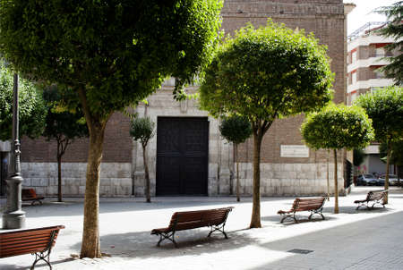 Church San Andres Apostol in Valladolid, Castilla-Leon, Spainのeditorial素材