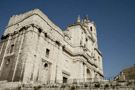 Ancient Cathedral 16-18th centuries in Valladolid, Spainの写真素材