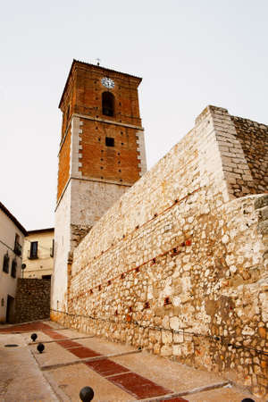 Clock tower, Chinchon, Spainのeditorial素材