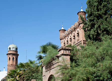 Laredo palace  1884  in Alcala de Henares, Madridのeditorial素材