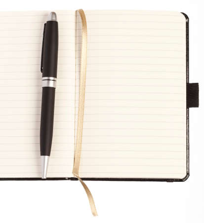 Bussines concept, blank notebook and penの写真素材