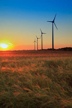 Wind farm on Kashubian - Poland