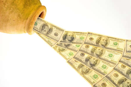 Clay Pottery Called Amphora Used in Ancient Times to Transport Goods. の写真素材