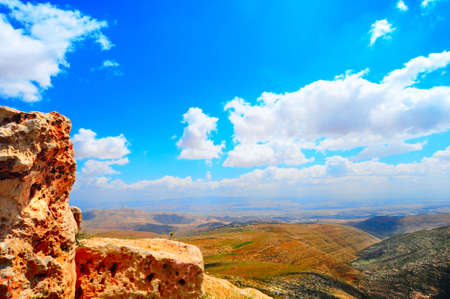 Landscape Of Judea Mountains Near Dead Sea.