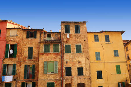 View Of The Historic Center Of Siena, Italyの写真素材