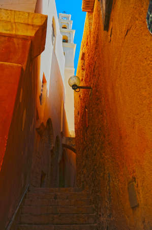 Area Of Old Restored Jaffa On a Sunny Dayの写真素材