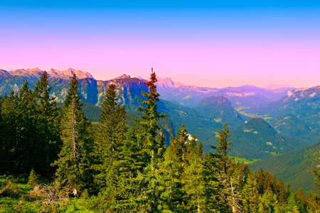 Sunrise in the Bavarian Alps, Germany