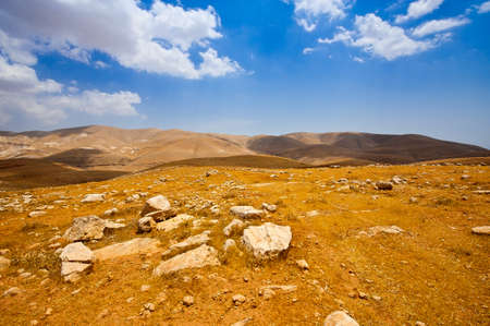 Big Stones in Sand Hills of Samaria, Israel