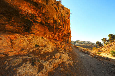 View from Ancient Jewish Cemetery to East  Jerusalemの写真素材