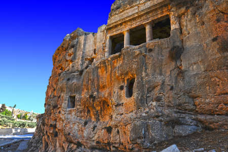 The Tomb Of Zechariah Is an Ancient Stone Monument in Jerusalemの写真素材