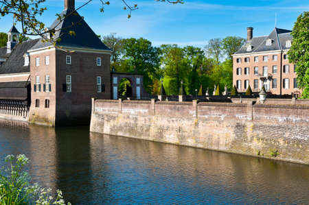 The Medieval Castle Amerongen in Netherlandsのeditorial素材